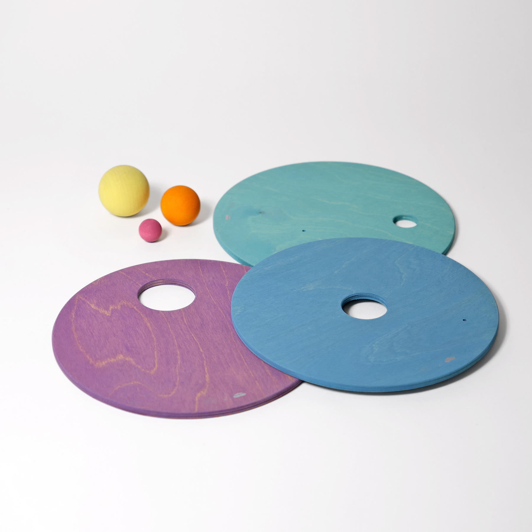 GRIMM’S x Stapelstein® Rolling Discs Cool Pastel